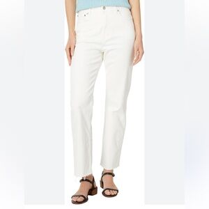 Madewell Women's White Ankle Jeans